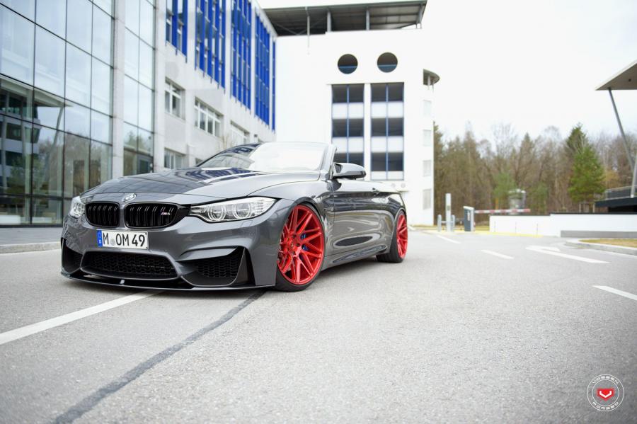  BMW M4 Convertible on Vossen Wheels (VPS-314T) 2017 года  (фото 3 из 32)